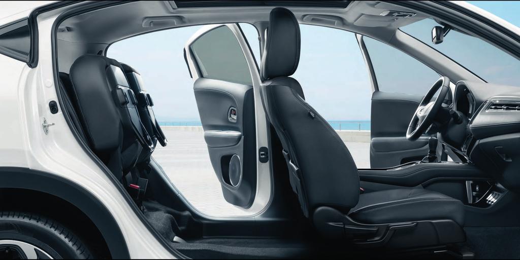 The 60:40 split Magic Seats adapt effortlessly. The rear seats can configure in lots of useful ways.