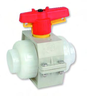 Praher Type S4 Ball Valve Description: In-line double union ball valve with lockable handle Mounting: In any position Maximum Fluid Pressure at 20 C: Sizes 16mm to 75mm - 16bar; Sizes 90mm - 10 bar;