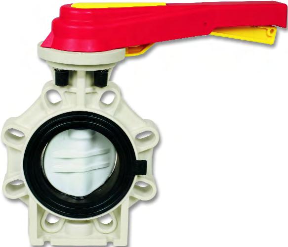 Praher Type K4 Butterfly Valve NEW Description: Lug style butterfly valve with universal drilling for mounting between flanges.