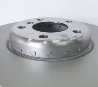 DIFFERENT VARIANTS Depending on the vehicle manufacturer, two-piece brake discs can be quite different in design, in their material composition and when it comes to the binding processes used in