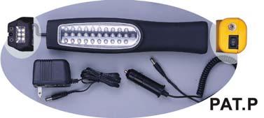 FL 7 KA-4336-T 36 LED Work Light Cordless & Rechargeable 36 LED work light Cordless, Rechargeable Wire Length: 6 FT (2 M) Size: