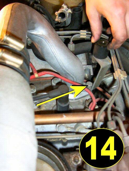 Underneath the lower air box cover, you'll find two rubber mounts that support the air box that are held to the intake