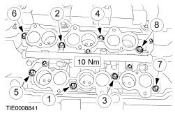 installation. Install the oil level indicator tube. 1. Position the oil level indicator tube using a twisting motion. 2.