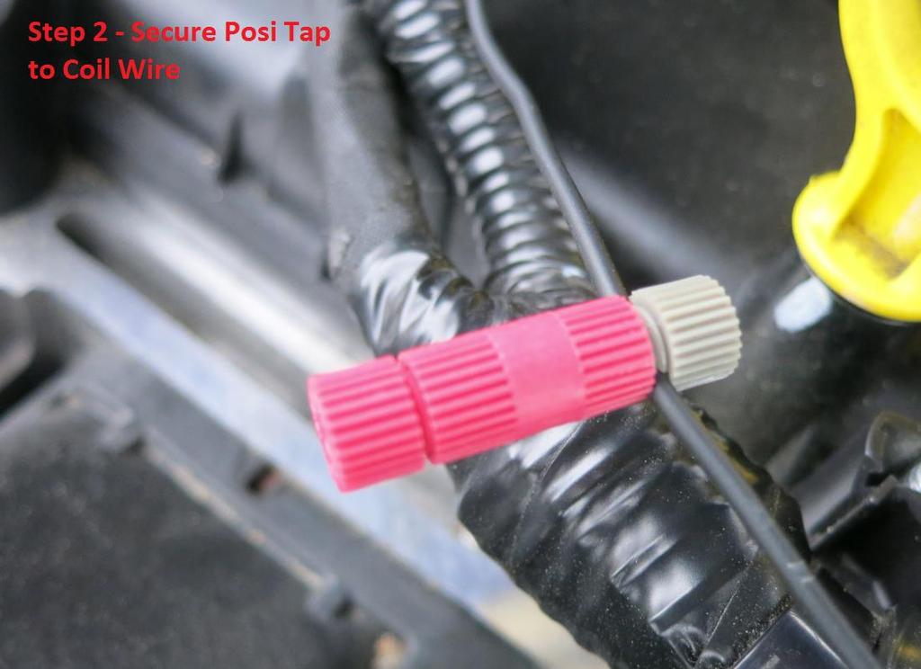 The order in which you connect each coil pack to the yellow/black wires does not matter.