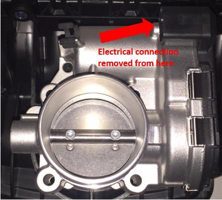 15. Loosen alternator (two 15mm bolts and one 15mm nut), remove alternator stud using (E10 bit) and set alternator aside.