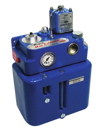 Lubrication Pumps The Airmatic Lubricator is a simple economic unit with a broad range of output. It is designed to be operated with shop air.