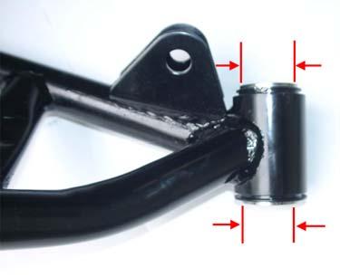 front swing arm, the upper and lower bushing.