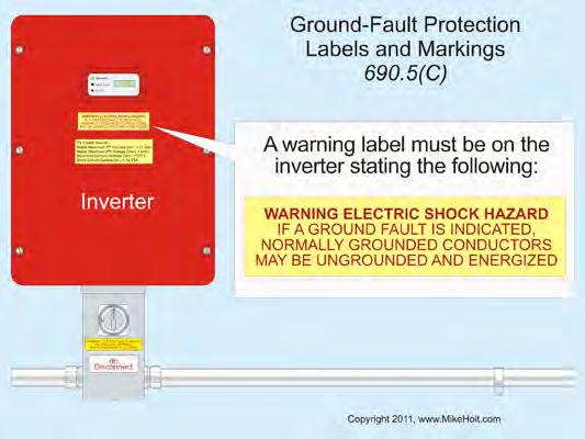 Figure 690 28 Figure 690 71 Caution: The label must resist the environment for 25 to 40 years of system use and be suitable for the environment and be installed so as not to void equipment listing