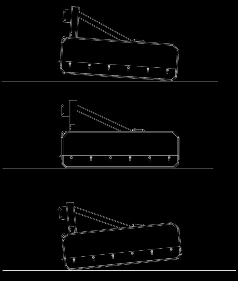 Under normal usage the front side of the skid shoe will wear more than the rear. By reversing the skid plate weldments, this allows for longer life of the skid shoe before having to replace it.
