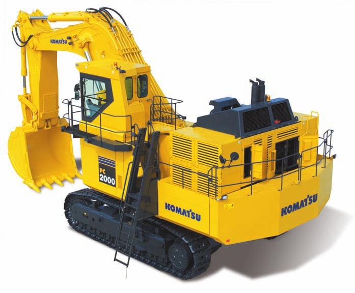 H Y D R AU L I C E X C AVATO R Automatic Greasing System Greasing of the work equipment and bucket is fully automated.