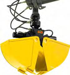 Hyva Small Volume Clamshell Bucket With Horizontal Hydraulic Cylinders Hyva : H 626 The H 626 is the ideal solution for light weight loader cranes in daily routine work robust, effective, budget