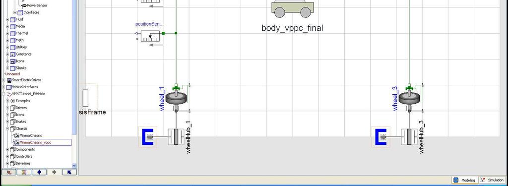 Modeling of Chassis XVIII Connect the sensors
