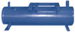 RECEIVERS Steelfort Horizontal Receivers CR125 Horizontal Receivers - Heavy Duty / Large Capacity Pump Down Capacity Kg @ 80% R134a R22 R404a Connections Dimensions (mm) Inlet Outlet Diameter Length