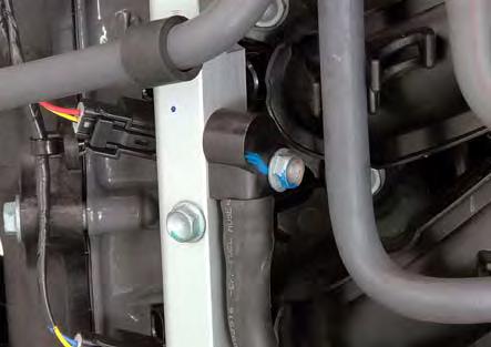 Apply engine oil to two new O-rings and install them to the
