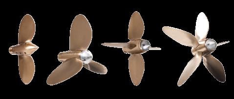 AUTOMATIC FEATHERING PROPELLERS EXTREMELY LOW DRAG Under sail the Max-Prop will increase sailing speed by about 15%. With the greatest advantage being noticed in light and medium winds.