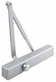QDC 200 : Grade 1 Heavy-Duty Door Closers Performance Features Fully adjustable from 1-6 allowing for maximum flexibility. Delayed action and backcheck are standard in the same door closer body.