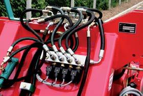 This function is selected via the control panel in the tractor cabin and