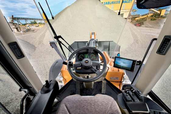 PREMIUM ERGONOMICS PROTECTED CAB Our reinforced cab guarantees protection against roll over (ROPS) and falling objects (FOPS).
