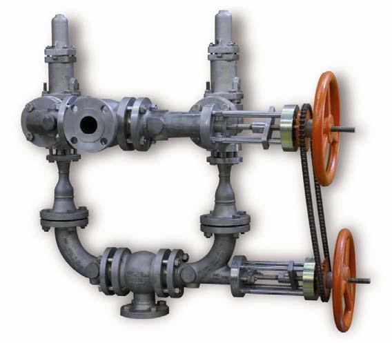 15) Changeover Valve (Tandem Variant) Application: Process: In order to switch between two SRVs or rupture discs Refinery, chemical & petrochemical processes Key Features: 1 (DN25)
