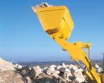WA380-5 W HEEL LOADER BUCKETS AND ATTACHMENTS Universal bucket This type of bucket is impressive because of its excellent penetration and loosening