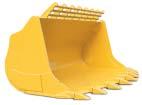 Rock bucket V-shaped buckets offer excellent penetration properties for medium heavy-duty rock jobs.