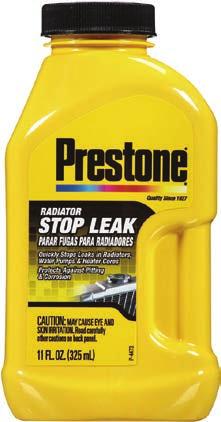AS402Y AS400Y* AS800Y* PRESTONE BRAKE FLUID Prestone Hi-Temp Synthetic DOT 3 Brake Fluid provides longer fluid life.