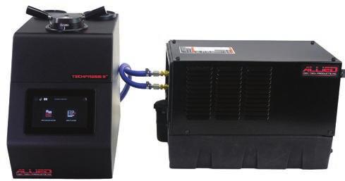 Easy-to-Change Mold Assemblies Recirculating Coolant System Environmentally Friendly Lift Cover The recirculating coolant system connects