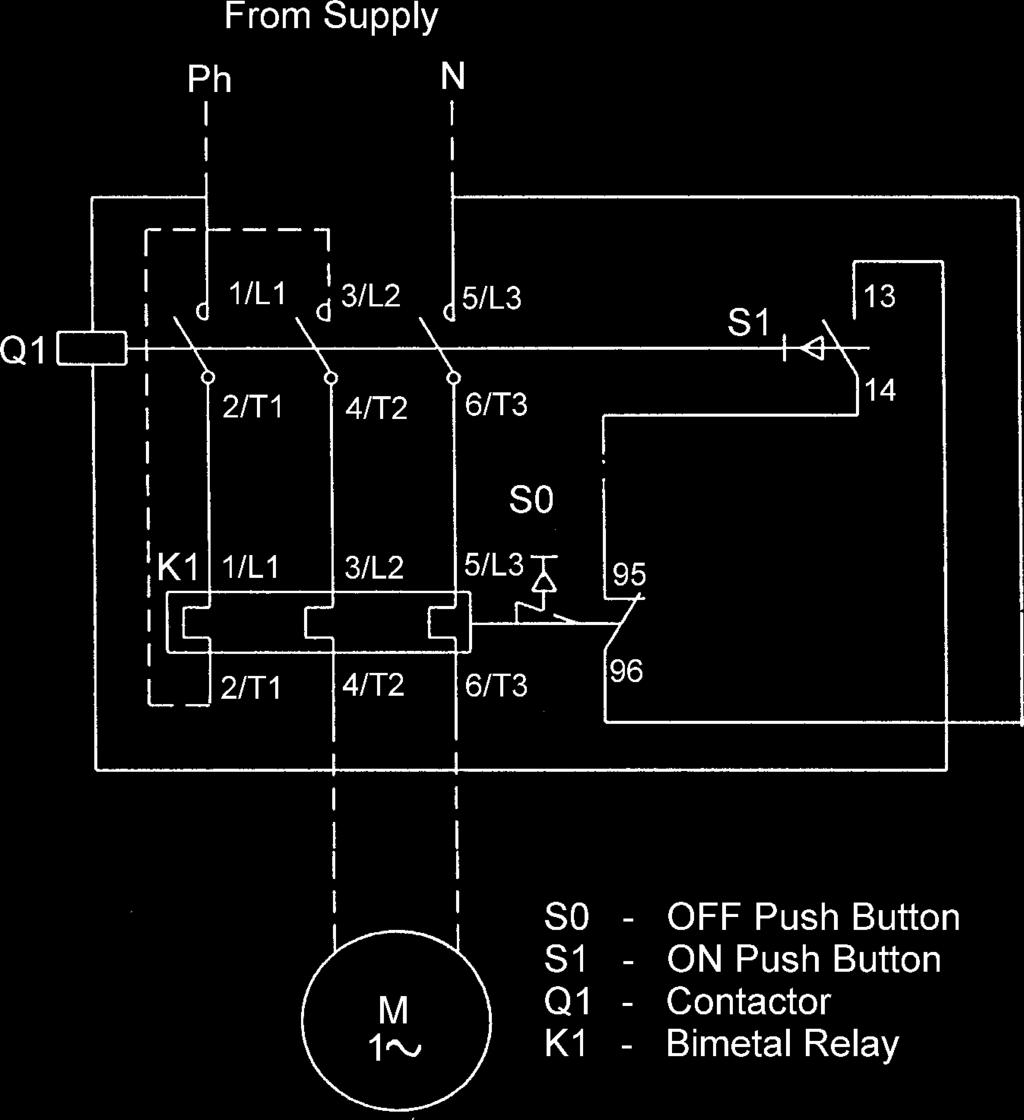 18 RAJA Direct-On-Line Starter (for Single Phase connection) Wiring Diagram for Single-Phase Motors Note : Connect 3/L2 to 2/T1 by cable of suitable size. (max 4 mm 2 ) 3TW42 90-1A Refixing i.