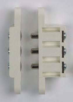 Bridge cables are recessed in the hinge side of the door/frame and concealed when door is closed for tamper-resistance. 7, 12, 18, 24, 36 (177.8mm, 304.