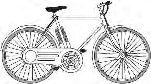 Q1.The picture shows an electric bicycle. The bicycle is usually powered using a combination of the rider pedalling and an electric motor. (a) A 36 volt battery powers the electric motor.