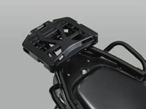 lid produced in matching colour features locking quick-detach mounting system top box carrier, pillion backrest