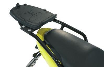 Top case cannot be used in conjunction with panniers.