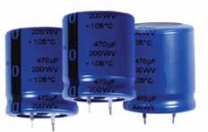 Type 381LQ is on average 23% smaller and more than 5 mm shorter than Type 381LX. This is achieved with a new can closure method that permits installing capacitor elements into smaller cans.