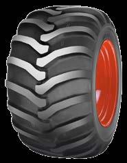 TR-11 Tread pattern with robust lugs, ensuring very good traction. Suitable for loaders and side dumpers.