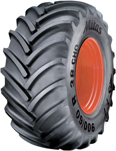 Harvester Radial Tyres Drive wheel CHO SFT CHO LOAD CAPACITY