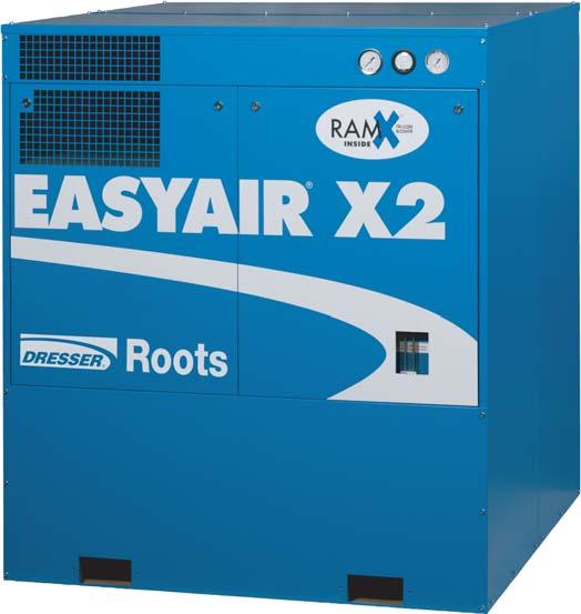 EASYAIR X2 PACKAGE DESIGN FEATURES Overall size is smaller than the EASYAIR 000 package and the side-to-side size accommodates more packages in a given area The inlet filter is accessible through key