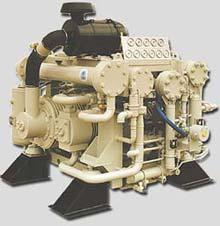 BT4 Aircooled High Speed Boxer Bare compressor BT4 4429 L/W 20 four cylinders, four stages, single-acting, aircooled