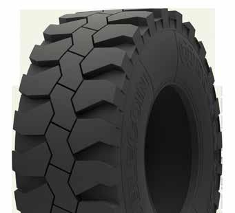 RADIAL INDUSTRIAL REM-3 (SS) SKID STEER Special uni-directional design for maximum traction in skid loader applications Increased tread life with optimum compounds Enhanced off-the-road handling and