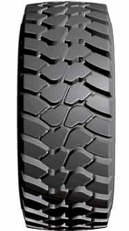 MS405 E4/L4 The new aggressive, self-cleaning E4/L4 tread design provides high traction and durability in tough, demanding applications.