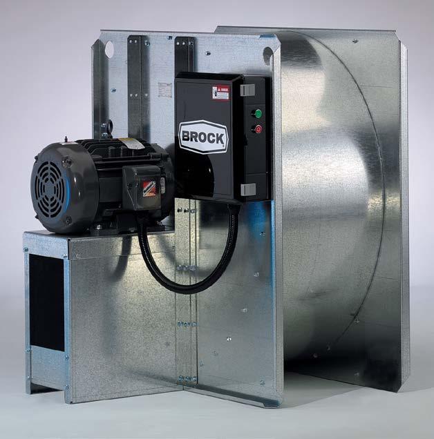 A VARIETY OF WAYS TO SUPPORT GUARDIAN SERIES CENTRIFUGAL FANS The BROCK Aeration System offers a variety of approved mounting options for installing GUARDIAN Series Centrifugal