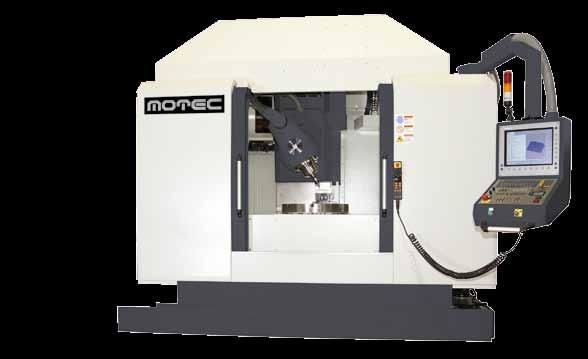5 Axis CNC Machining Centres Model Shown - Motec HSM 600 Motec HSM 600 Standard Equipment:» Full splash guard without roof» 12,000 rpm motor spindle with water cooling» Programmable