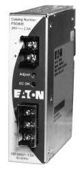 PSG Series 3 PSG Series Product Description Eaton s PSG Series of power supplies is designed to be a high-performance, high-quality line of products covering a majority of 24V DC control applications.