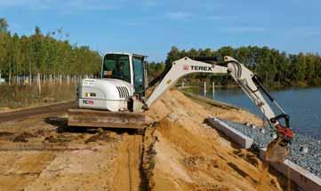 excavators combine precise controls with fast cycle times.
