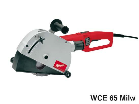 WCE 65 2300 W 230 mm (65 mm DOC) wall chaser WCS 45 1900 W 150 mm (45 mm DOC) wall chaser Powerful 2300 watt motor Ideal for plumbers and builders for installing waste pipes Motor overload protection