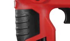to -20 C than other lithium-ion technologies Flexible battery system: works with all Milwaukee M12 batteries Fits all Milwaukee SDS-plus and the majority of competitor s drills between 43-59 mm neck