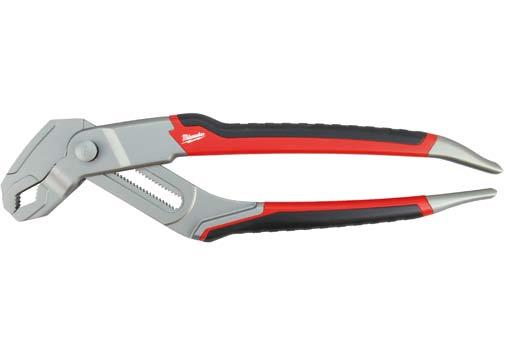 Water pump pliers Jab saw For gripping, fastening and holding work pieces. One hand push button adjustment for fast and firm grip. Fine scale adjustment positions for precise grip.