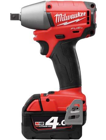 M18 CID M18 FUEL 1 4 Hex compact impact driver M18 CIW12 M18 FUEL compact 1 2 impact wrench Milwaukee designed and built brushless POWERSTATE motor for up to 3x longer motor life and up to 20% more