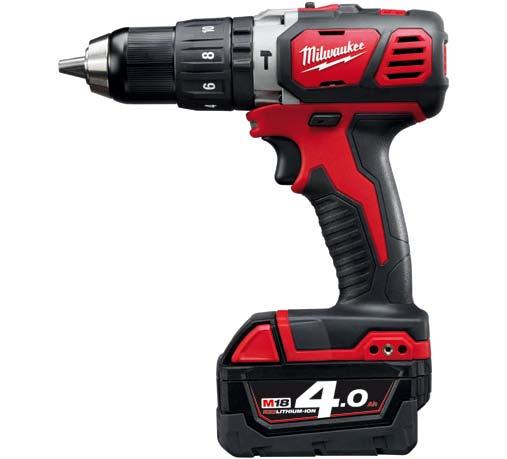 M18 BPD M18 compact percussion drill M18 BDD M18 compact drill driver Compact percussion drill measuring only 198 mm in length, making it ideal for working in confined spaces Milwaukee s high