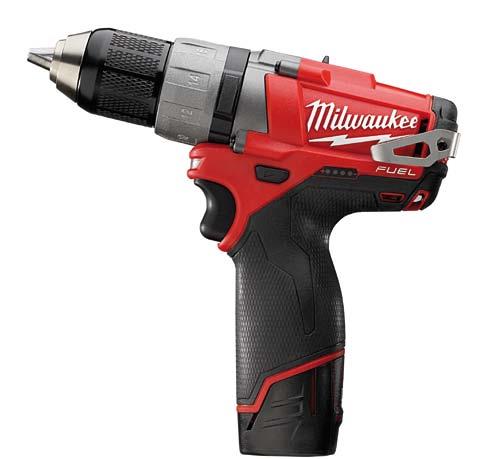 M12 Cpd M12 FUEL 2-SpEEd CoMpaCt percussion drill M12 Cdd M12 FUEL 2-SpEEd CoMpaCt drill driver Milwaukee designed and built brushless POWERSTATE motor for up to 10x longer motor life, up to 2x more