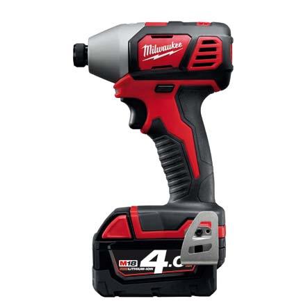 M18 BId M18 CoMpaCt IMpaCt driver M18 Bh M18 CoMpaCt SdS hammer Compact impact driver measures 140 mm in length making it ideal for working within confined spaces Milwaukee high performance 4-pole